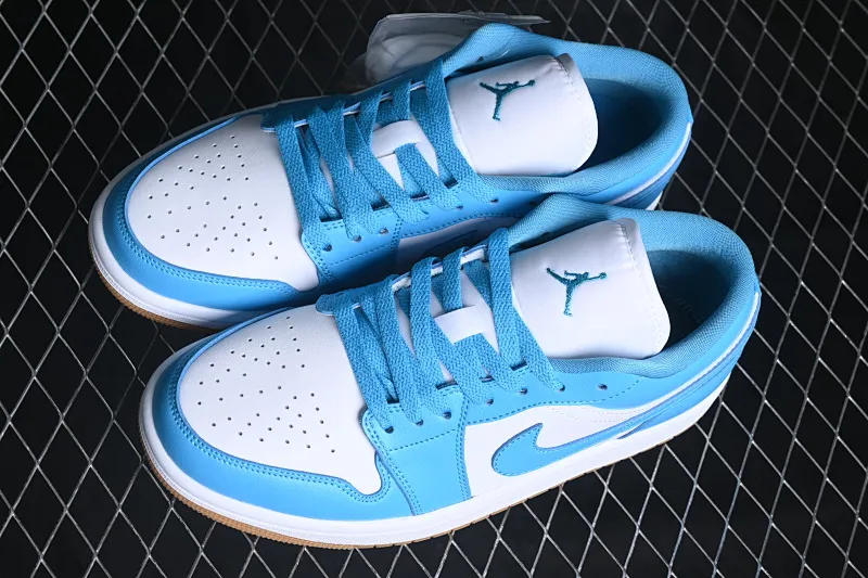 All categories Air Jordan Jordan series basketball shoes Air Jordan 1 Low Air Jordan 1 Low AJ1 Joe 1 white blue low-top cultural casual sneakers DC0774-104